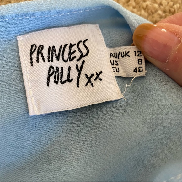 Light blue floral maxi - Picture 3 of 3